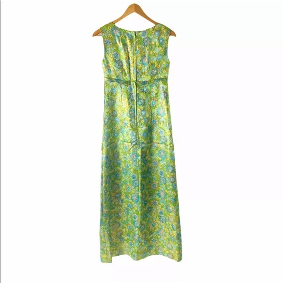 Vintage 1960s maxi dress flower power mod Floral - Picture 2 of 11